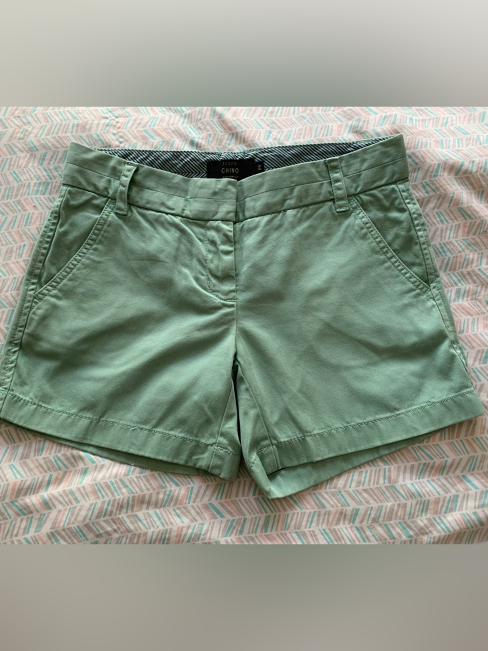 Chino Style Women’s Mint Green Shorts - Vintage